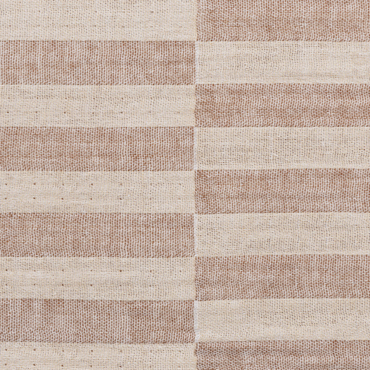 Organic Cotton Cocoa Stripe Muslin Bassinet Sheet