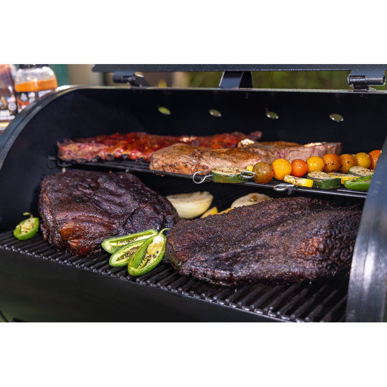 Pit Boss 55.7'' Black Painted Steel Wood Pellet Grill