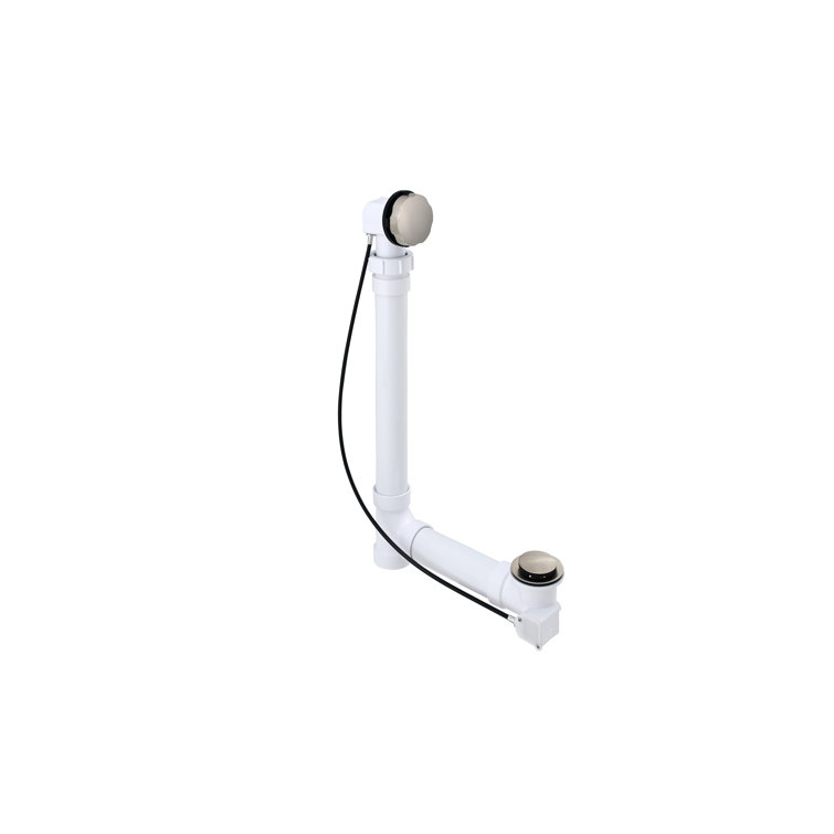 Cadet 66'' Arctic White Acrylic Freestanding Soaking Bathtub
