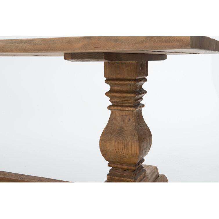 Durham Reclaimed Oak and Fir Rectangular Dining Table