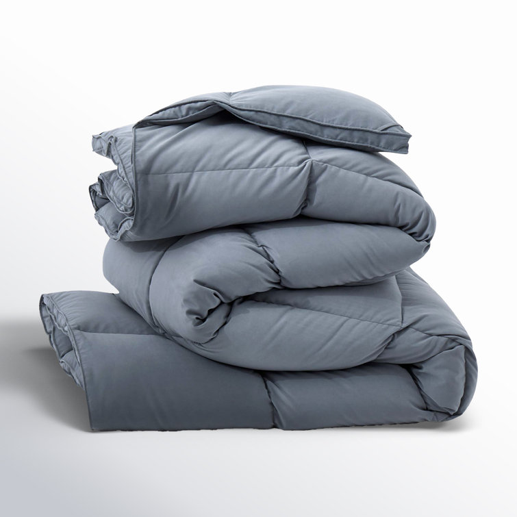 King Steel Gray Microfiber Medium Weight Duvet