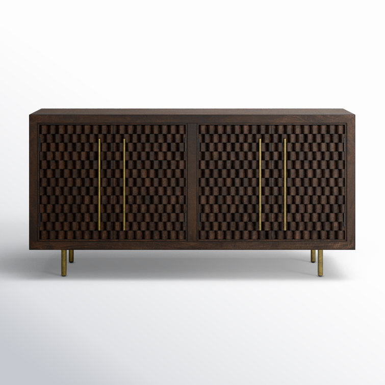 Norwood 72'' Dark Brown Mango Wood Sideboard