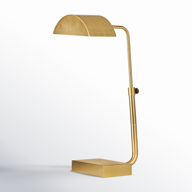 Philadelphia Brass Metal Desk Lamp with Adjustable Arm