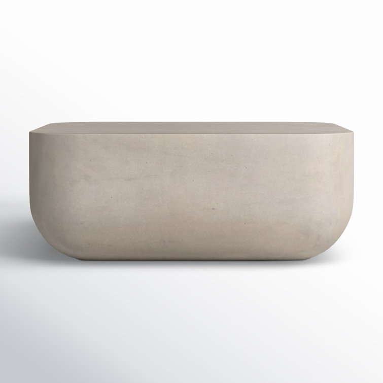 Mara Industrial Concrete Square Indoor/Outdoor Coffee Table