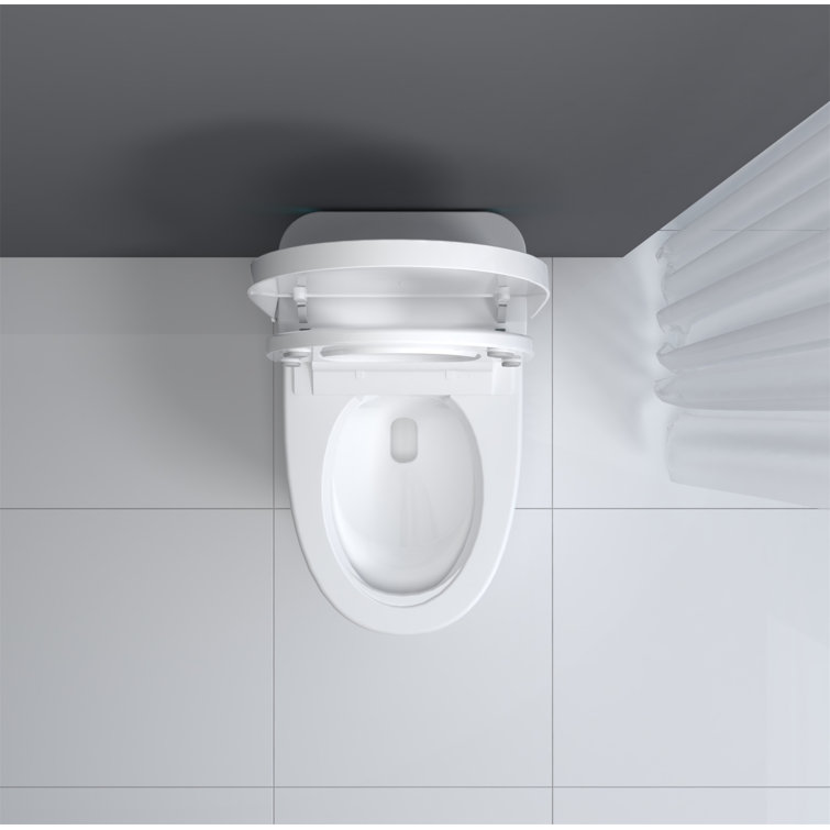 White High Efficiency Intelligent Smart Toilet with Heated Bidet Seat