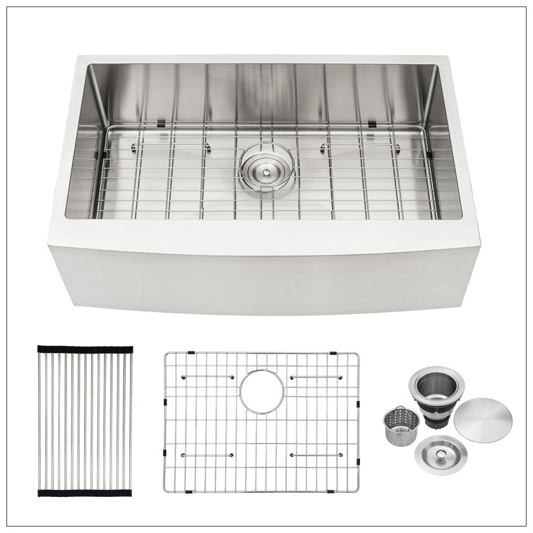30 Inch Stainless Steel Apron Front Farmhouse Kitchen Sink