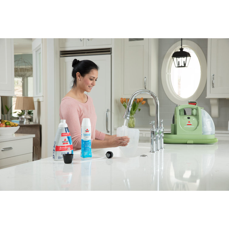 Green Portable Upholstery and Carpet Cleaner with Tools