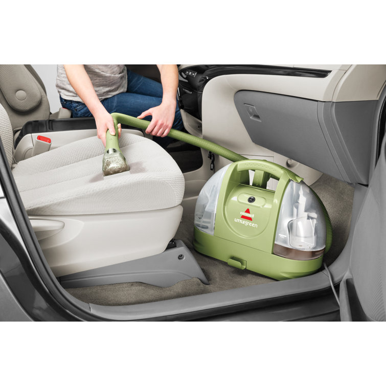 Green Portable Upholstery and Carpet Cleaner with Tools