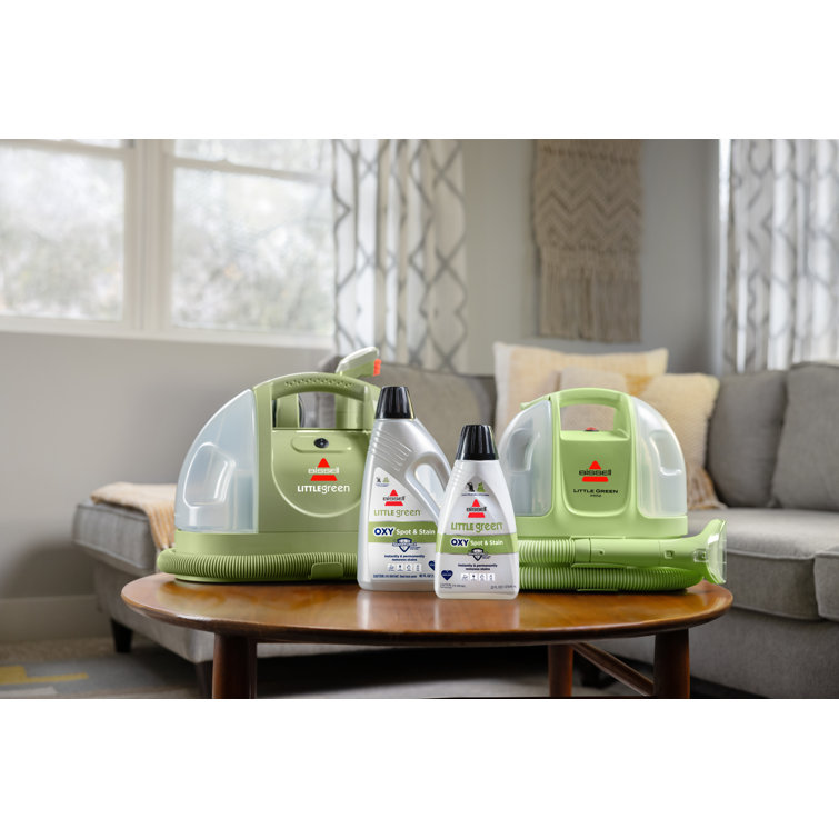 Green Portable Upholstery and Carpet Cleaner with Tools