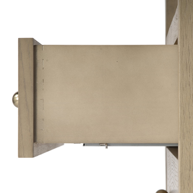 Nora Light Brown Oak 6-Drawer Dresser with Soft Close