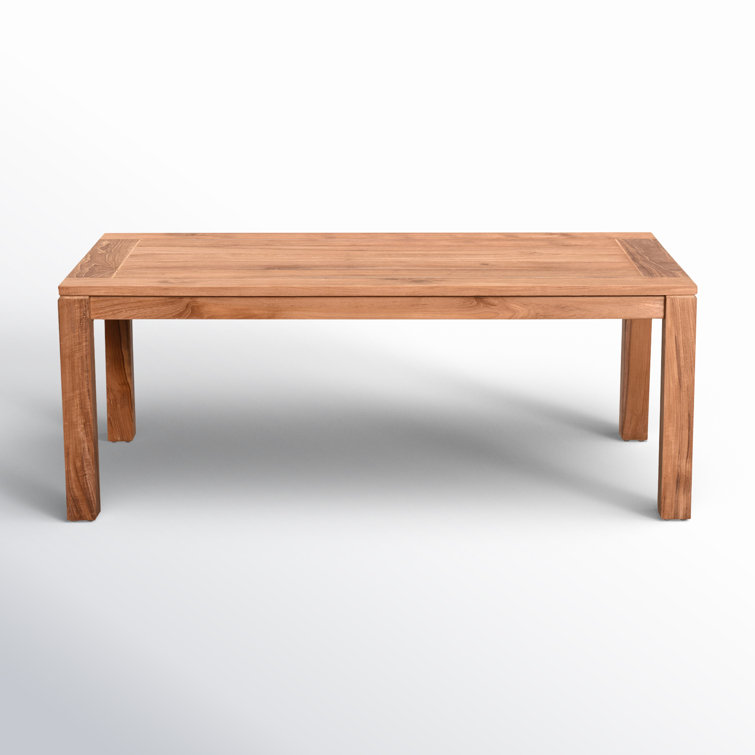 Natural Teak Rectangular Outdoor Coffee Table