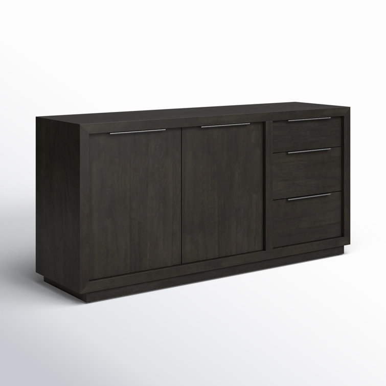 Modus Oxford 66'' Distressed Basalt Gray Contemporary Sideboard
