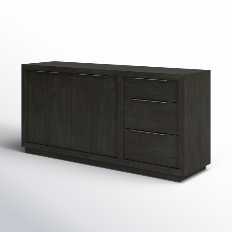 Modus Oxford 66'' Distressed Basalt Gray Contemporary Sideboard