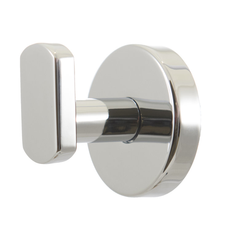 Polished Chrome Wall Mounted Robe Hook