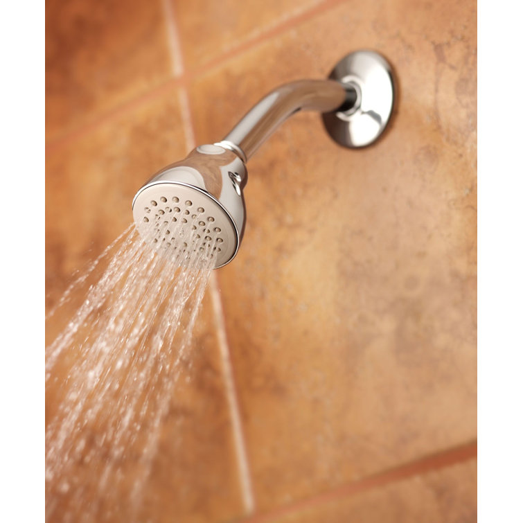 Contemporary Handheld Rain Shower Head in Brushed Nickel