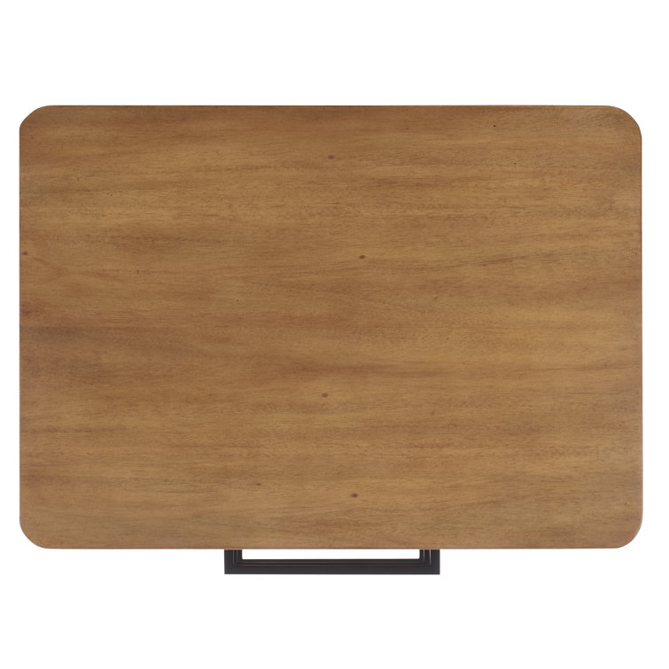 Natural Mahogany Wood Transitional 3-Drawer Nightstand