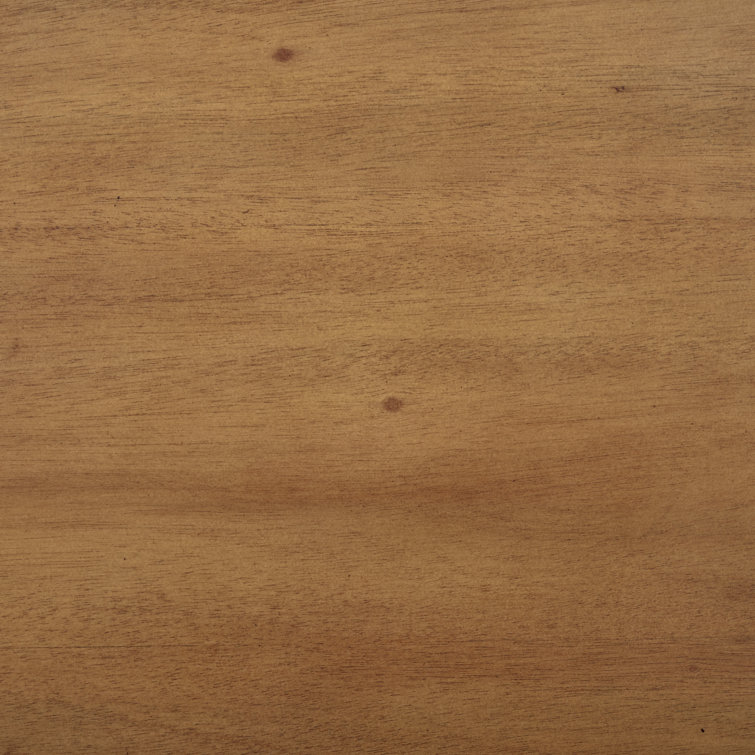 Natural Mahogany Wood Transitional 3-Drawer Nightstand