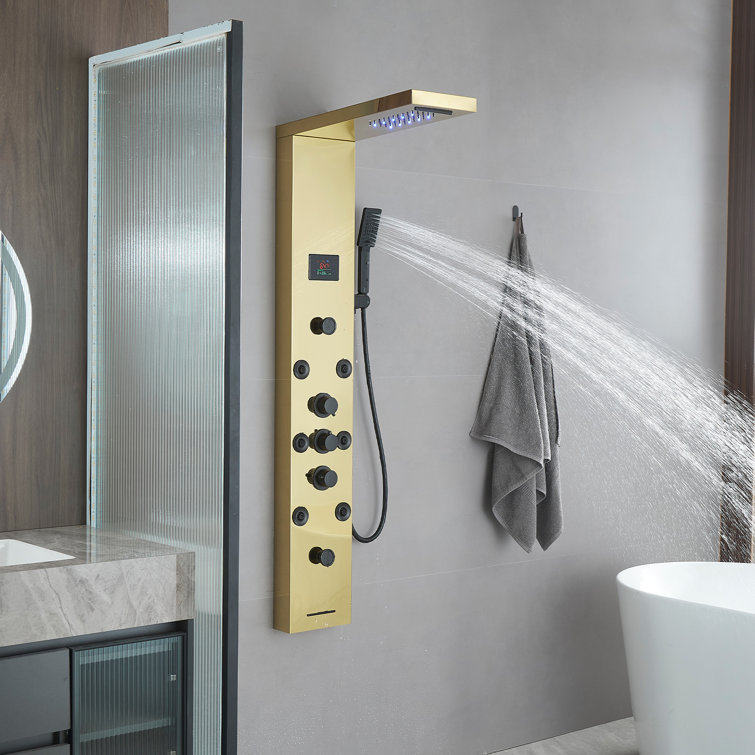 57.99'' Shower Panel with Fixed Shower Head