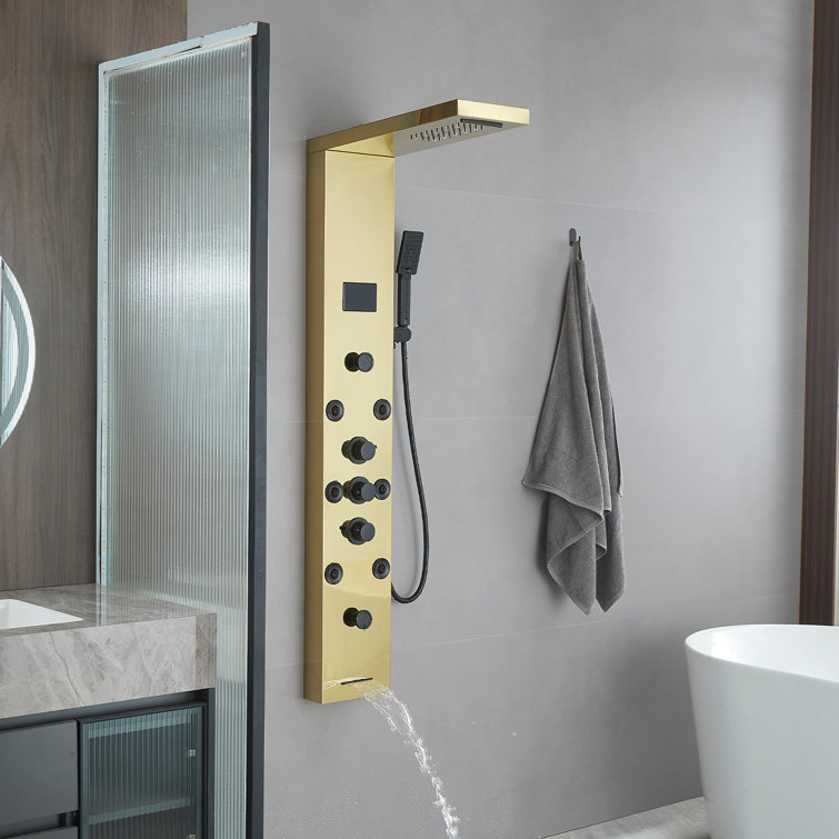 57.99'' Shower Panel with Fixed Shower Head