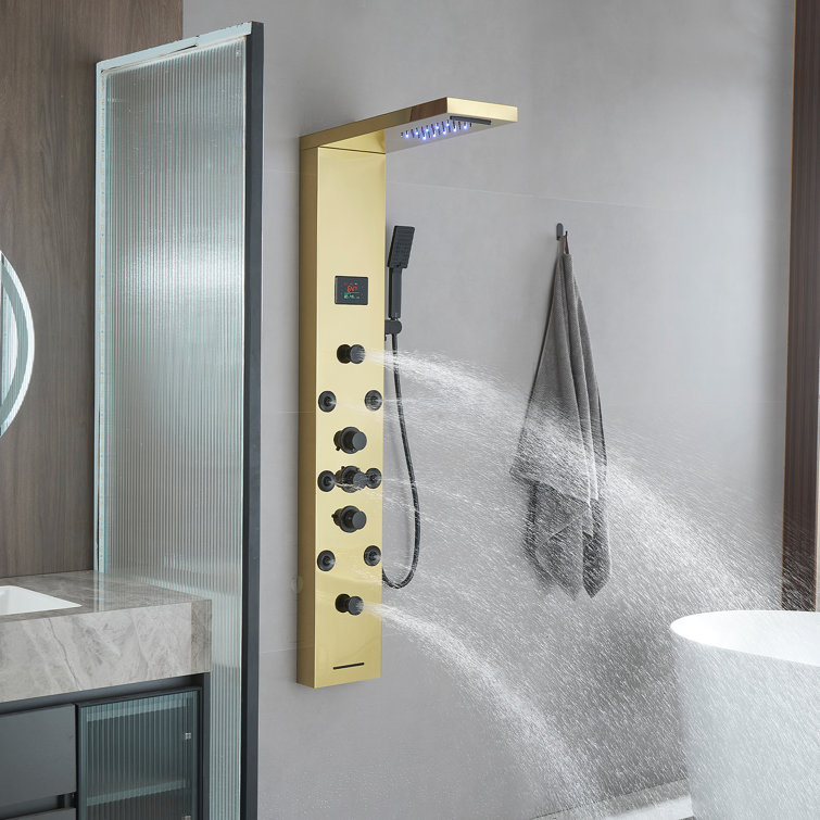 57.99'' Shower Panel with Fixed Shower Head