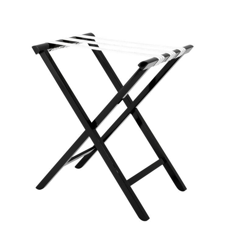 Osborn Black Mahogany Folding Butler Tray Table