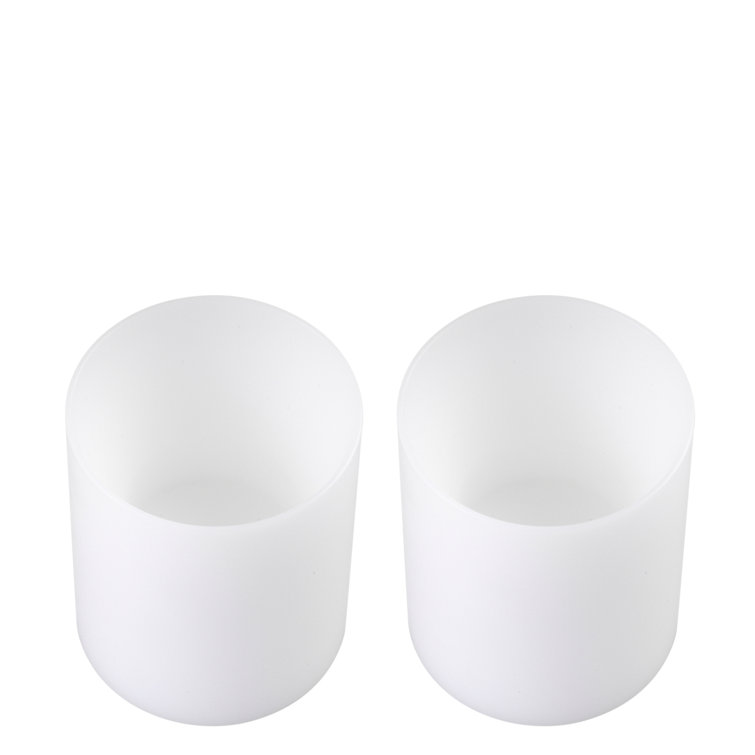 Eichholtz Inspired White Tealight Holder Set for Timeless Elegance