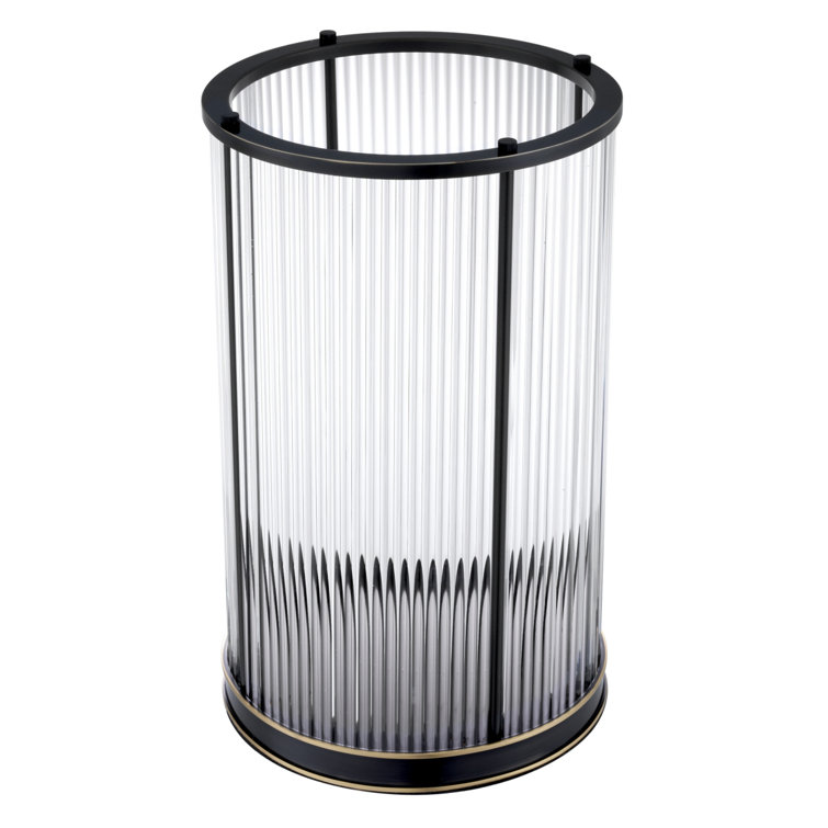 Mayson Large Bronze Glass Hurricane Lantern