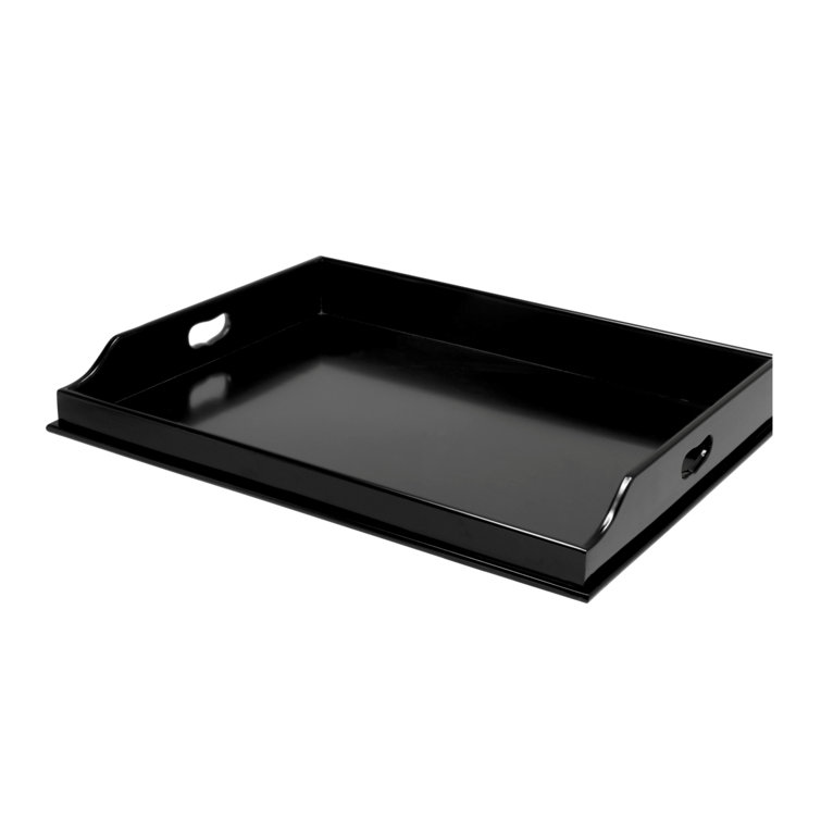 Osborn Black Mahogany Folding Butler Tray Table