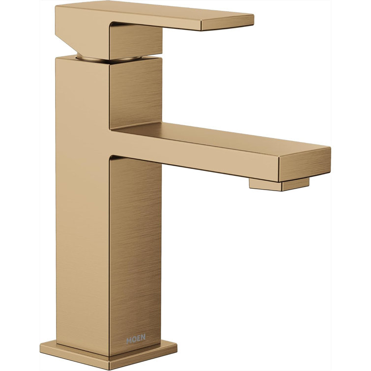 Revyl Bronzed Gold Single Handle Modern Bathroom Faucet