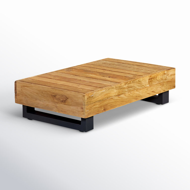 Reclaimed Teak Rectangular Outdoor Coffee Table