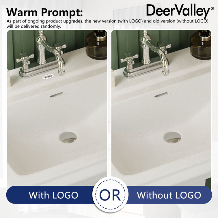 Elegant Apex White Ceramic 34" Rectangular Pedestal Sink with Overflow