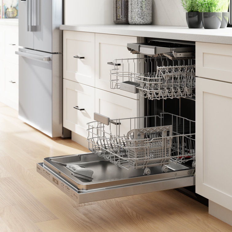 24" Stainless Steel Built-In Smart Dishwasher with Top Control