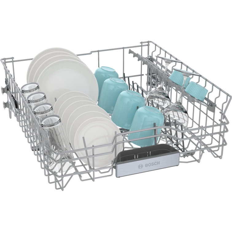 24" Stainless Steel Built-In Smart Dishwasher with Top Control