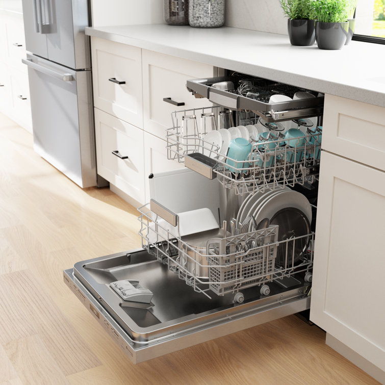 24" Stainless Steel Built-In Smart Dishwasher with Top Control