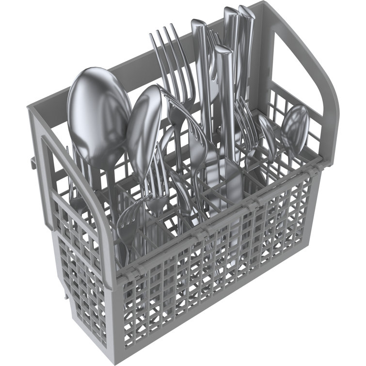24" Stainless Steel Built-In Smart Dishwasher with Top Control