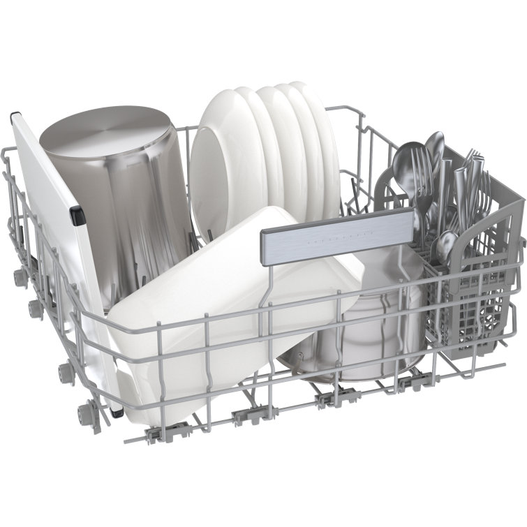 24" Stainless Steel Built-In Smart Dishwasher with Top Control