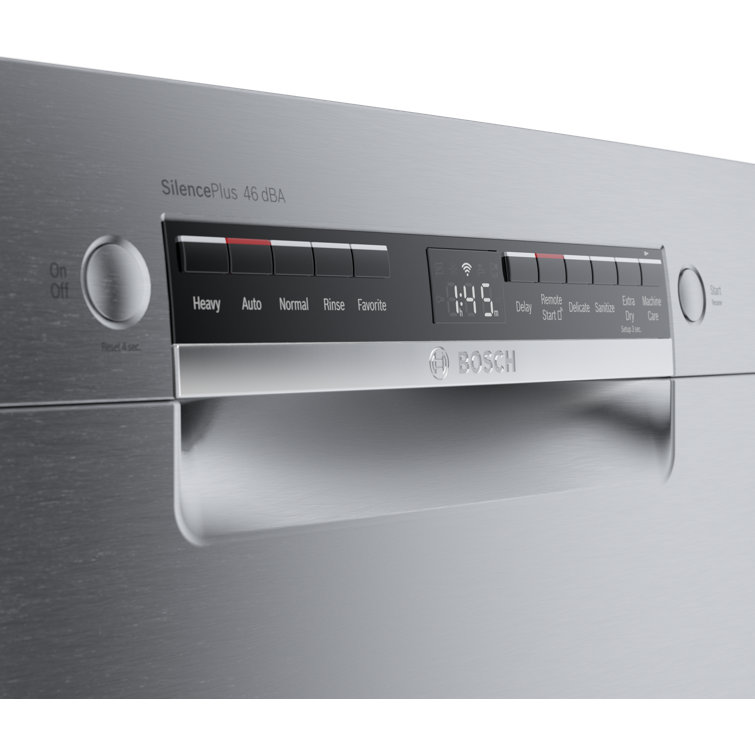 24" Stainless Steel Front Control Smart Built-In Dishwasher