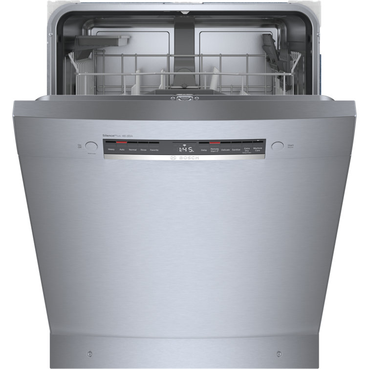 24" Stainless Steel Front Control Smart Built-In Dishwasher