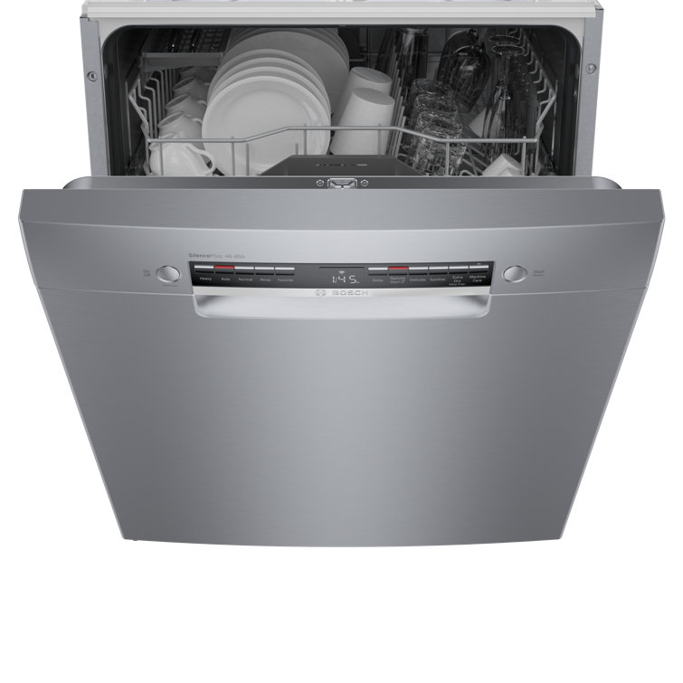 24" Stainless Steel Front Control Smart Built-In Dishwasher