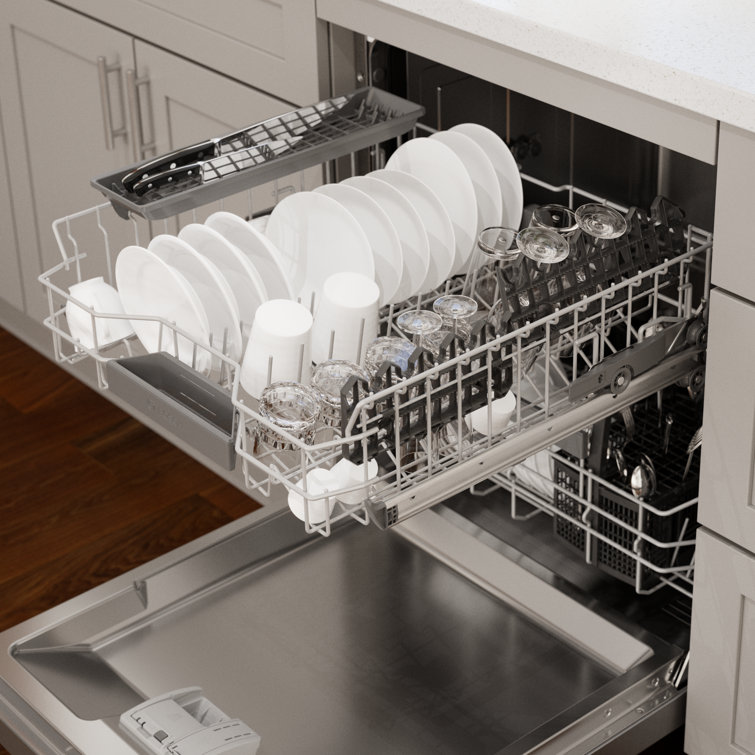 24" Stainless Steel Front Control Smart Built-In Dishwasher