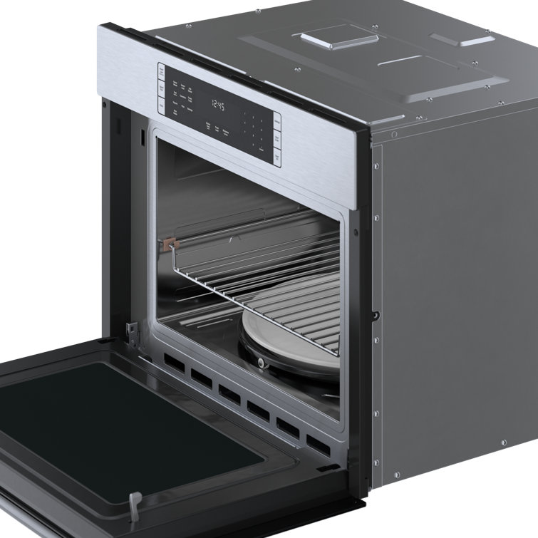 24'' Stainless Steel Convection Electric Single Wall Oven