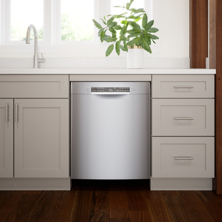 24" Stainless Steel Front Control Smart Built-In Dishwasher