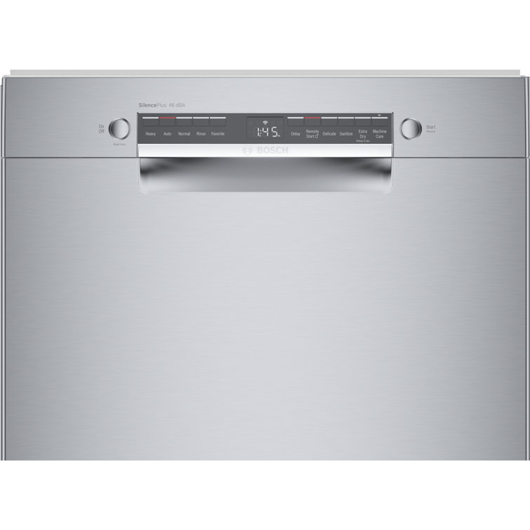 24" Stainless Steel Front Control Smart Built-In Dishwasher