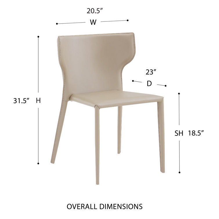 Divinia Light Gray Faux Leather Metal Stackable Side Chair