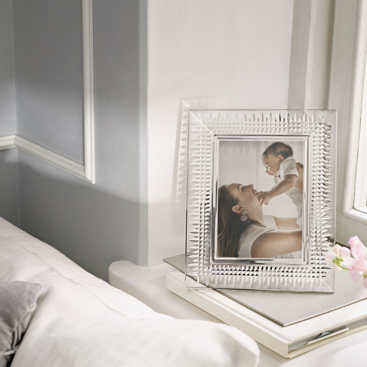 Anniversary Classic 5x7 Clear Crystal Tabletop Frame