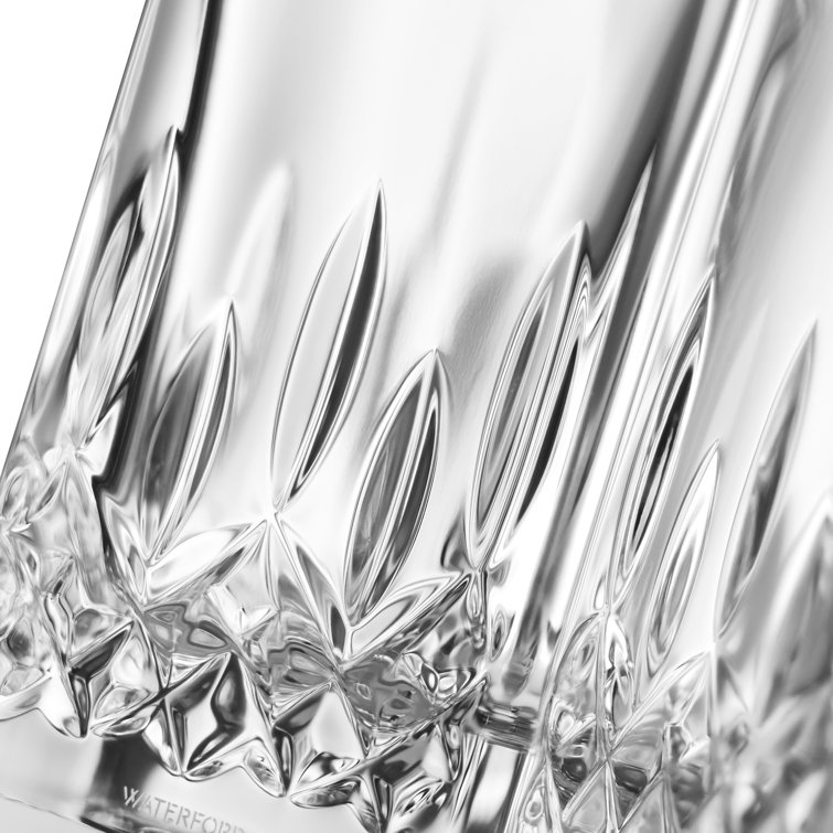 Lismore Rectangular Crystal Decanter with Tumblers Set