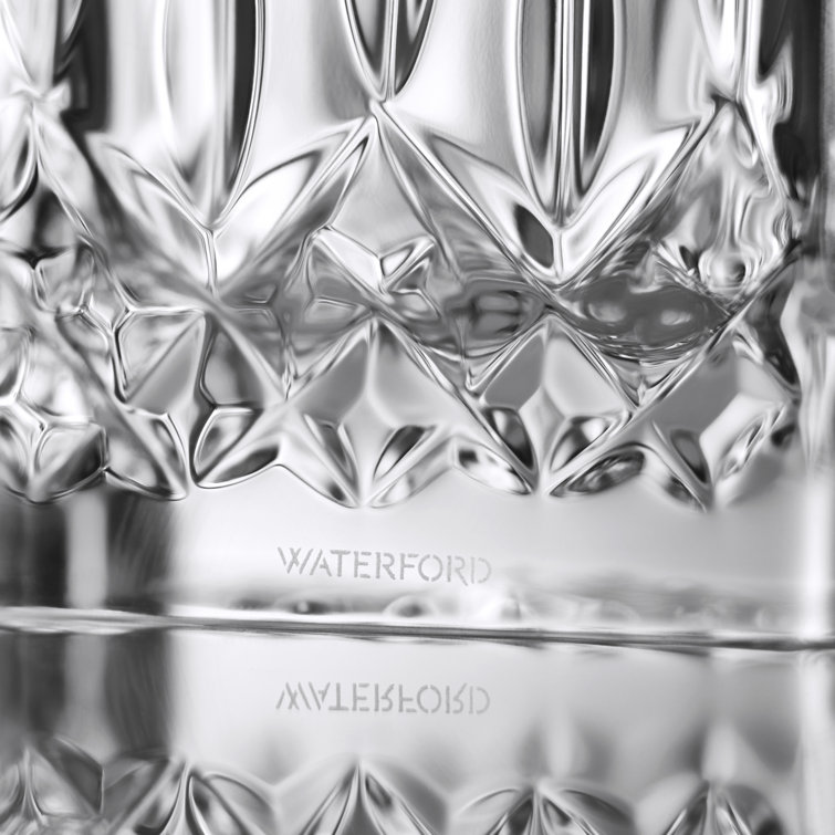 Lismore Rectangular Crystal Decanter with Tumblers Set