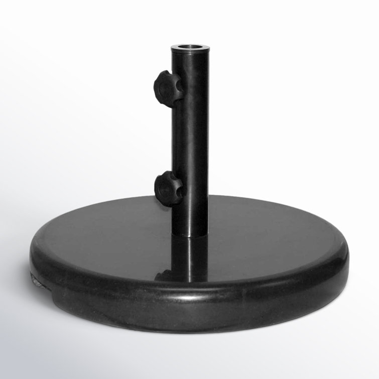 Black Granite Free Standing Umbrella Base
