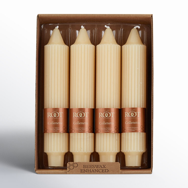 Grecian Collenette Unscented Taper Candle