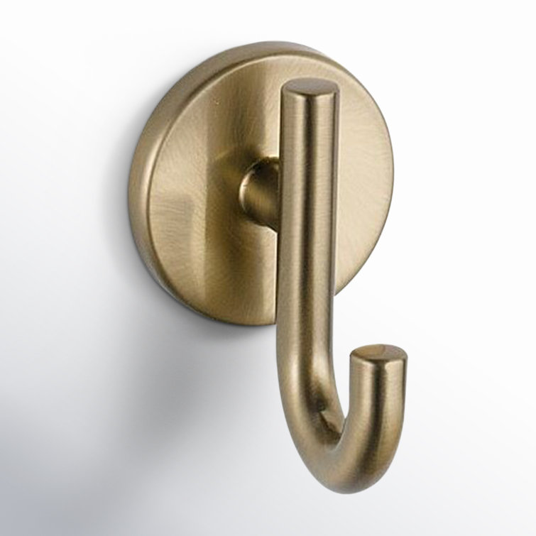 Champagne Bronze Modern Wall Mount Single Towel Hook